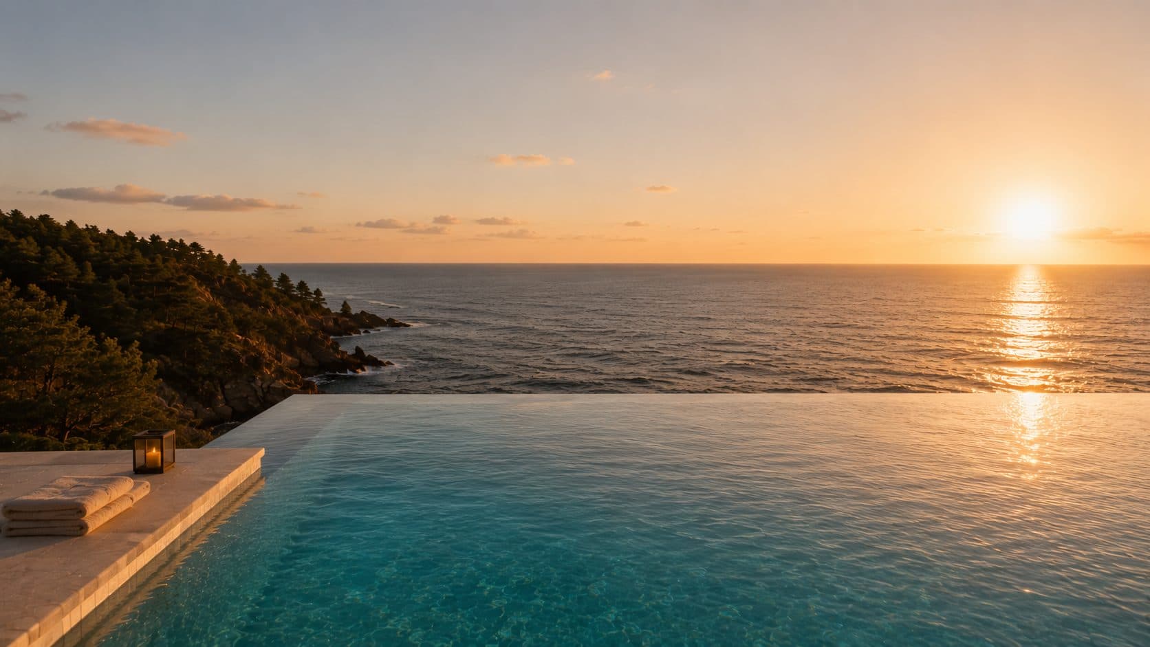 La piscine de l’horizon